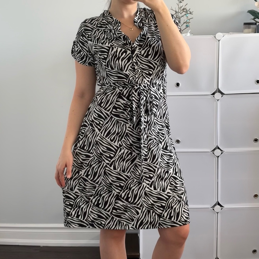 Zebra Patterned Dress - Picture 2 of 4